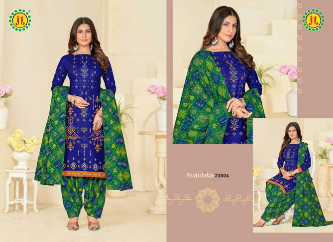 Avantika 23 By Jt Cotton Dress Material Wholesale Clothing Distributors In India
